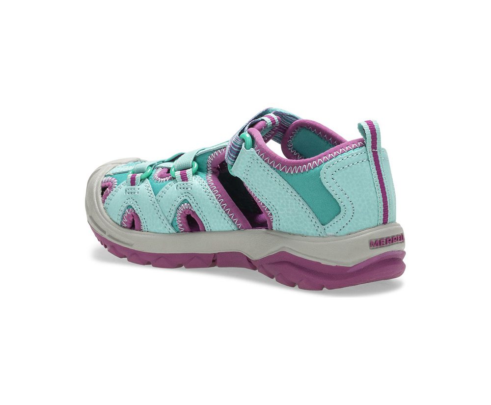 Sandálias Criança - Merrell Hydro Moc - Turquesa/Roxo - BQK342056